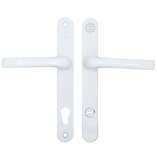 Mila Pro Secure TS007 2* Lever Lever UPVC Multipoint Door Handles -  92mm PZ Sprung 212mm Screw Centres