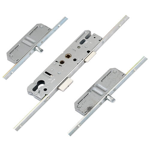 KFV Latch Deadbolt 2 Pin Bolts Lift Lever Multipoint Door Lock (top pin to spindle = 730mm)