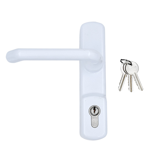 Exidor 500 Series Outside Access Device - Lever Handle with Euro Cylinder - For UPVC Doors