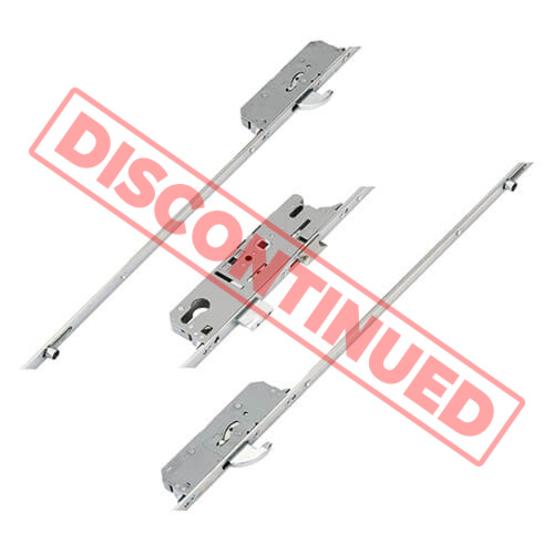Fuhr 856 Type 3 Latch Deadbolt 2 Rollers 2 Hooks Lift Lever Multipoint Door Lock (top hook to spindle = 730mm) 30mm Backset