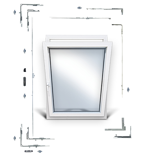 SI Titan Concealed System - Height 1201-1600mm, Width 380-680mm