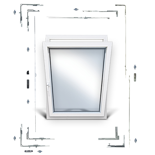 SI Titan Concealed System - Height 1601-2000mm, Width 380-680mm