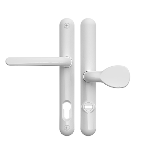 Brisant Secure Ultion TS007 2* Lever Pad UPVC Multipoint Door Handles - 92/62mm PZ Sprung 211mm Screw Centres