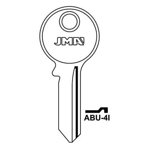 JMA ABU-4I Cylinder Key Blank