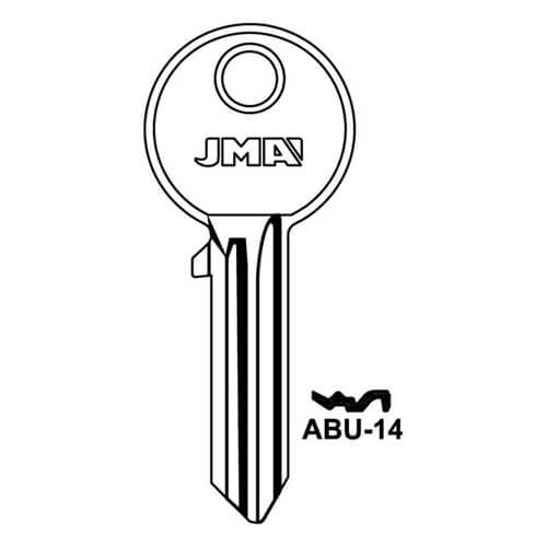 JMA ABU-14 Cylinder Key Blank