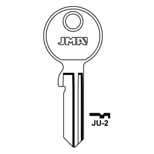 JMA JU-2 Cylinder Key Blank