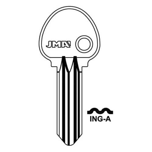 JMA ING-A Cylinder Key Blank