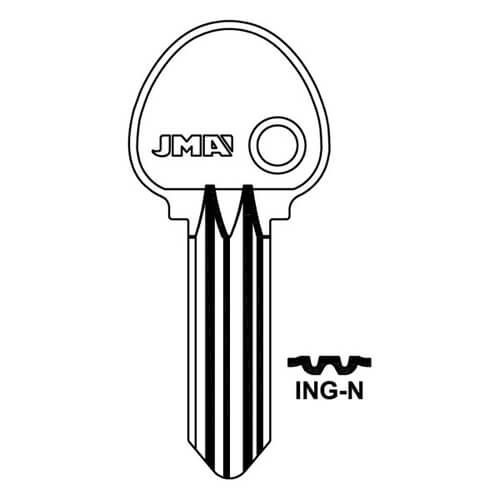 JMA ING-N Cylinder Key Blank