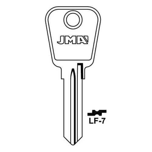 JMA LF-7 Cylinder Key Blank