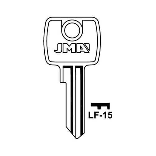 JMA LF-15D Cylinder Key Blank