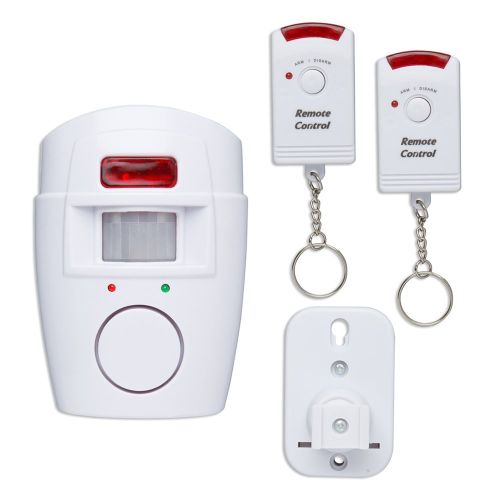 Sure Portable PIR Alarm c/w 2 IR Fobs - Ideal for Sheds