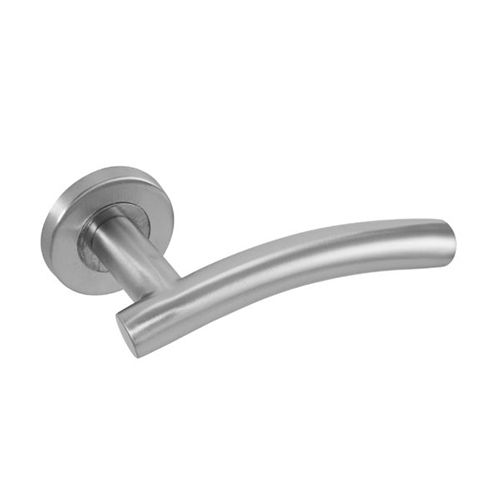 TSS Fire Rated Stainless Steel (SSS) 19mm Arched Lever On Rose Furniture
