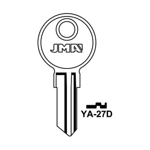 JMA YA-27D Cylinder Key Blank