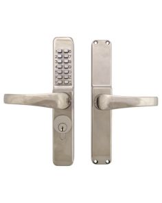 Codelocks CL0460 Narrow Aluminium Door Digital Lock with Screw-in Cylinder