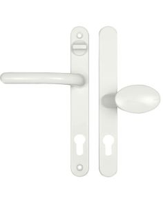 Fab & Fix Balmoral Lever Moveable Pad UPVC Multipoint Door Handles - with Snib 92mm/62mm Sprung 212mm Screw Centres