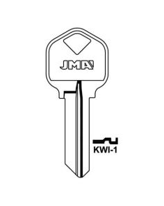 JMA KWI-1 Cylinder Key Blank