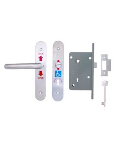 NKS (Radar Type) National Key Scheme Disabled Facility Reversible Bathroom Lockset 