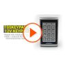 TSS Access Keypad with built in proximity reader + capacity for optional secondary reader