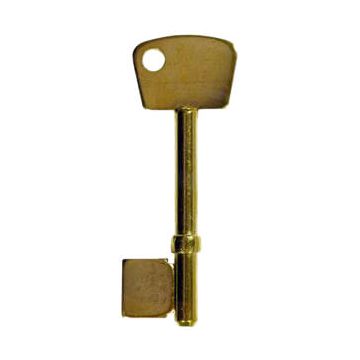 Union 3G114 Electro-Brass Copy Mortice Key Blank