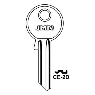 JMA CE-2D Cylinder Key Blank