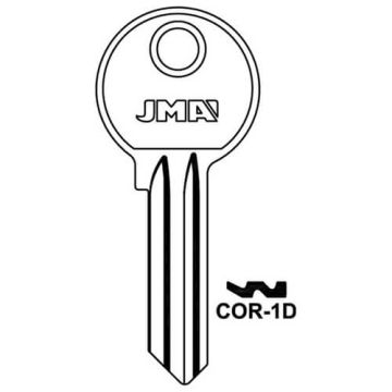 JMA COR-1D Corbin 5 Pin Cylinder Key Blank