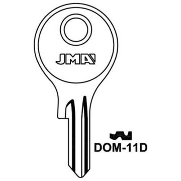 JMA DOM-11D Cylinder Key Blank