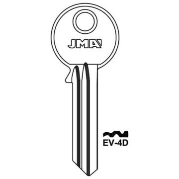 JMA EV-4D Cylinder Key Blank