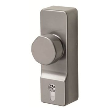 Exidor FD302 Outside Access Device - Knob Handle with Euro Cylinder - For Timber or Metal Doors