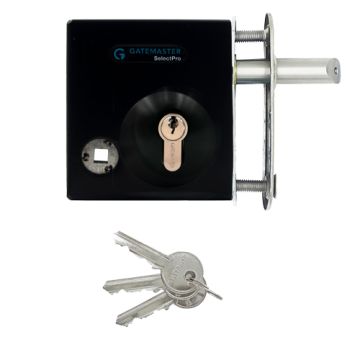 Gatemaster Bolt on Gate Lever Operated Deadlocking Latch - Suits 40mm - 60mm Box Sections 