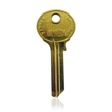 Union KB502 Genuine 5 Pin Cylinder Key Blank Brass