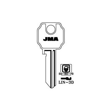 JMA LIN-3D Cylinder Key Blank