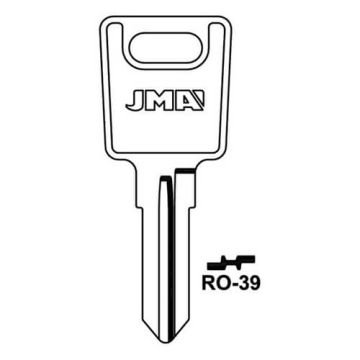 JMA RO-39 Cylinder Key Blank