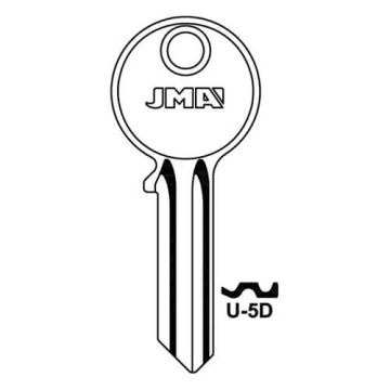 JMA U-5D Universal 5 Pin Key Blank
