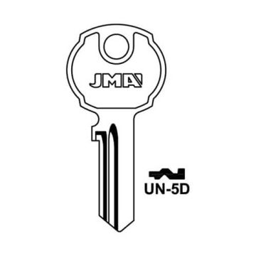 JMA UN-5D Cylinder Key Blank