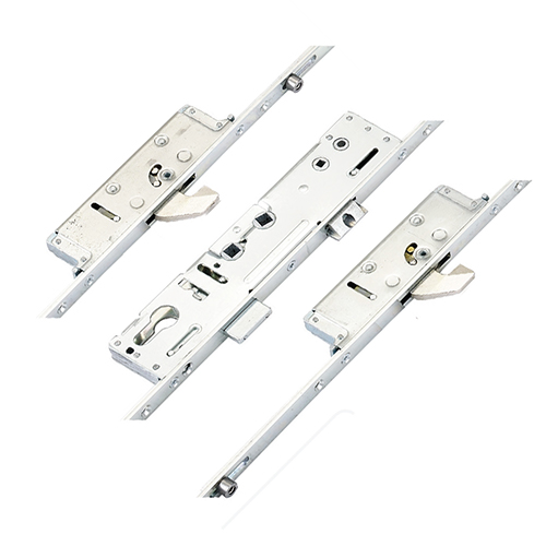 Lockmaster Latch Deadbolt 2 Hooks 2 Rollers Lift Lever or Double Spindle Multipoint Door Lock (top hook to spindle = 365mm)
