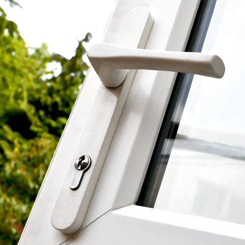 Multipoint Locking UPVC Door Handle on door