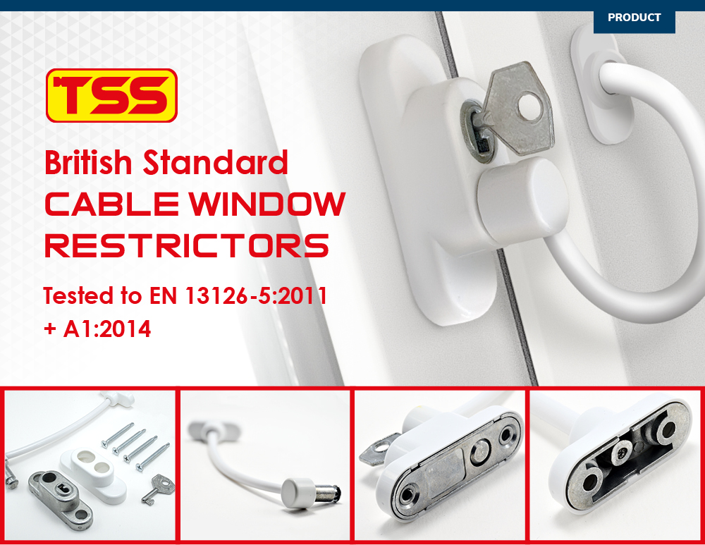TSS British Standard Cable Window Restrictor